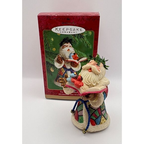 Hallmark Keepsake Toy Shop Serenade Christmas Tree Ornament Santa Claus Birds - Picture 10 of 11